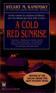 A Cold Red Sunrise cover