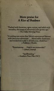 A Kiss of Shadows cover