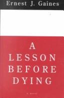 A Lesson Before Dying cover