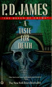 A Taste for Death cover