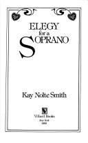 Elegy for a Soprano cover