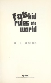 Fat Kid Rules the World cover