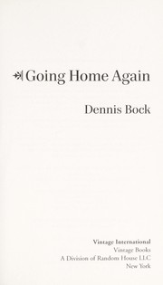Going Home Again cover