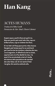 Human Acts cover