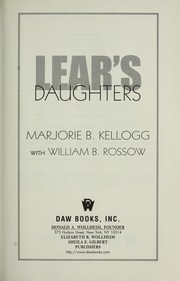 Lear's Daughters cover