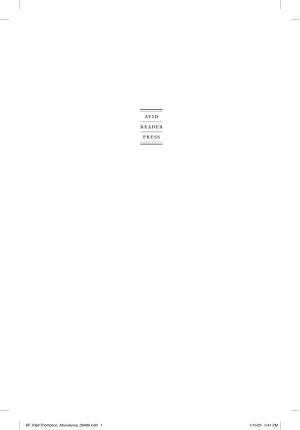 Abundance: How We Build a Better Future cover