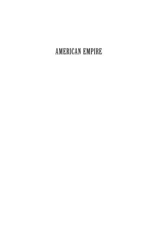 American Empire: Roosevelt's Geographer and the Prelude to Globalization cover