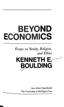 Beyond Economics: Essays on Society, Religion, and Ethics cover