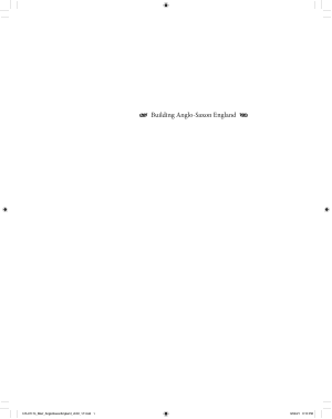 Building Anglo-Saxon England cover