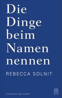 Die Dinge beim Namen nennen cover