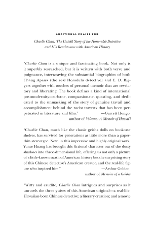 Charlie Chan: The Untold Story of the Honorable Detective And His Rendezvous With American History cover