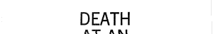 Death at an Early Age cover