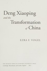 Deng Xiaoping and the Transformation of China cover
