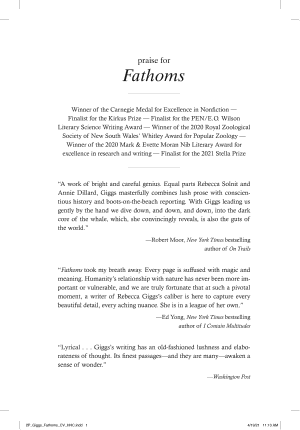 Fathoms: The World in the Whale cover