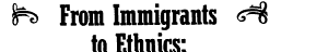 From Immigrants to Ethnics: The Italian Americans cover