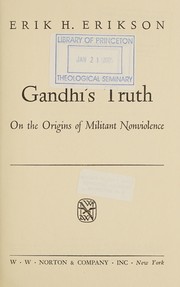 Gandhi's Truth: On the Origins of Militant Nonviolence cover