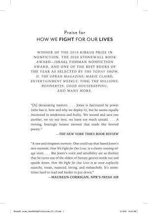 How We Fight for Our Lives: A Memoir cover