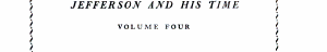 Jefferson the President: First Term, 1801–1805 cover