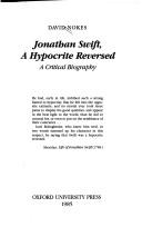 Jonathan Swift: A Hypocrite Reversed cover