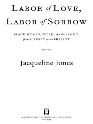 Labor of Love, Labor of Sorrow: Black Women, Work, and the Family from Slavery to the Present cover