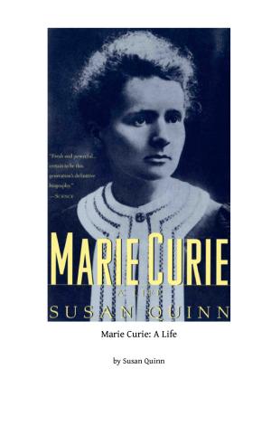 Marie Curie: A Life cover