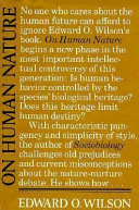 On Human Nature cover