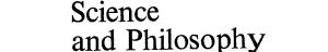 Science and Philosophy in the Soviet Union cover