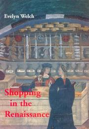 Shopping in the Renaissance cover
