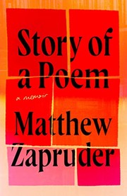 Story of a Poem: A Memoir cover