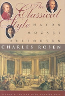 The Classical Style: Haydn, Mozart, Beethoven cover