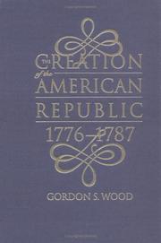 The Creation of the American Republic cover