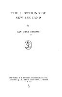 The Flowering of New England: 1815–1865 cover