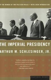 The Imperial Presidency cover