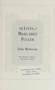The Lives of Margaret Fuller cover