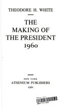 The Making of the President 1960 cover