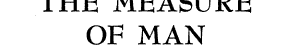The Measure of Man cover