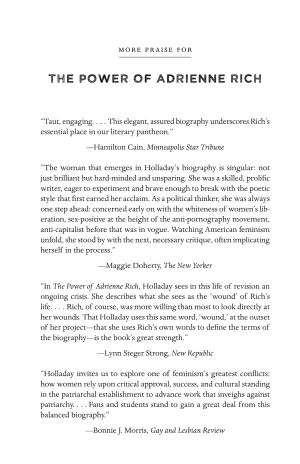 The Power of Adrienne Rich: A Biography cover