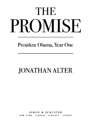 The Promise: President Obama, Year One cover