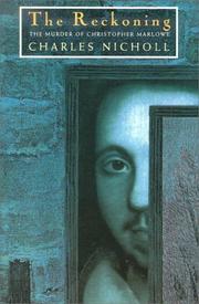 The Reckoning: The Murder of Christopher Marlowe cover