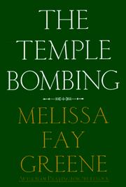 The Temple Bombing cover