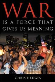 War Is a Force That Gives Us Meaning cover