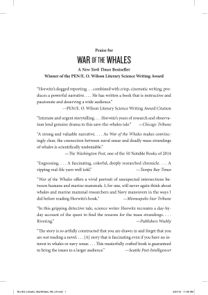 War of the Whales: A True Story cover