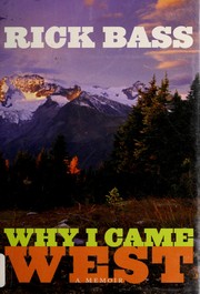 Why I Came West cover