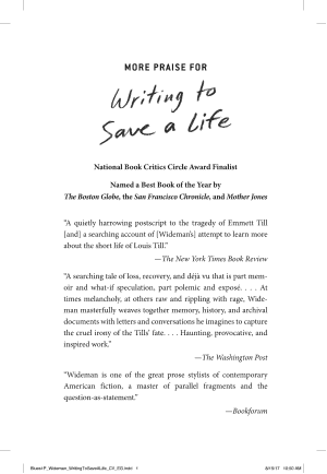 Writing to Save a Life: The Louis Till File cover