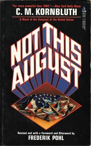 Not This August cover