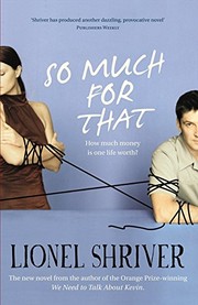 So Much for That cover
