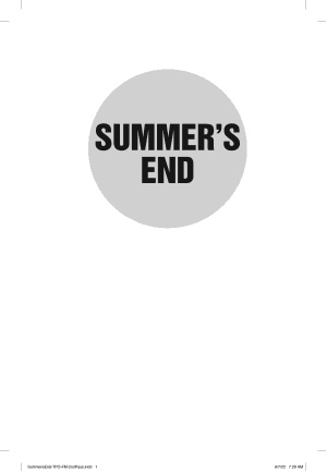 Summer's End cover