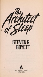 The Architect of Sleep cover