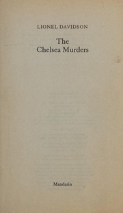 The Chelsea Murders cover