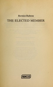The Elected Member cover